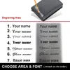 2024 Rfid Men Card Wallets Magnetic Button Free Name Customized Small Card Wallets Carbon Fiber Mini Wallet Qaulity Male Purses 3