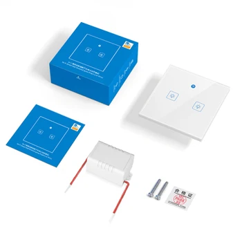 

New Smart 3 Gang Wifi Single Fire Wire Wall Light Switch 180-240V Remote Control Touch Screen Switch Glass Standard Smart 3 Gang