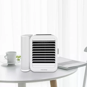 

Youpin Microhoo 3 in 1 Mini Air Conditioner Type-C Water Cooling Fan 6W 1000ml Water Capacity Touch-Screen 99-speed Adjustment