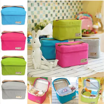 

Portable Thermal Insulated Cooler Lunch Box Storage Bag Picnic Travel Carry Tote Large Capacity Anti-pressure Keep Warm