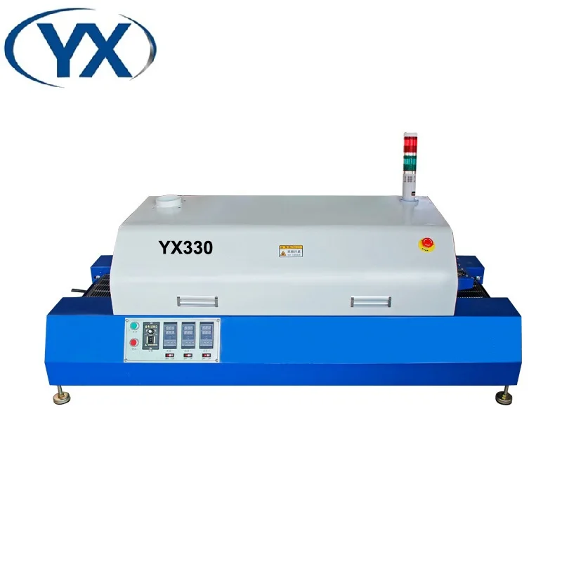 Новинка 2021 умеренная цена аппарат для пайки Reflow YX330 с 3 температурными зонами
