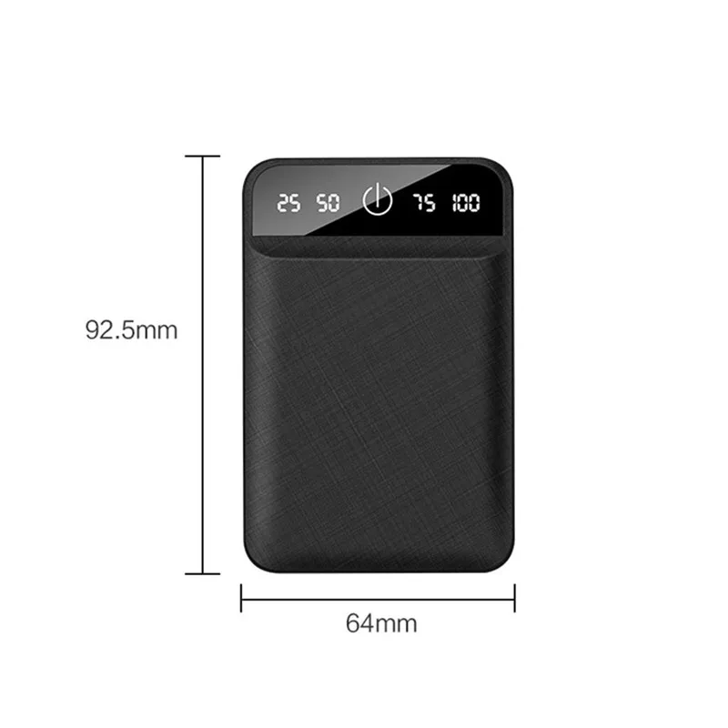Banco de energía móvil de 50000mAh, Cargador rápido para teléfono móvil, pantalla digital, carga USB, paquete de batería externa para Android - Imagen 5