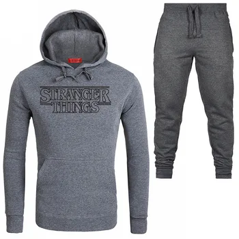 

2019Men's breathable sweat-absorbing sports suit men's long sleeve hoodie and men's sports pants suit men's casual sports suit