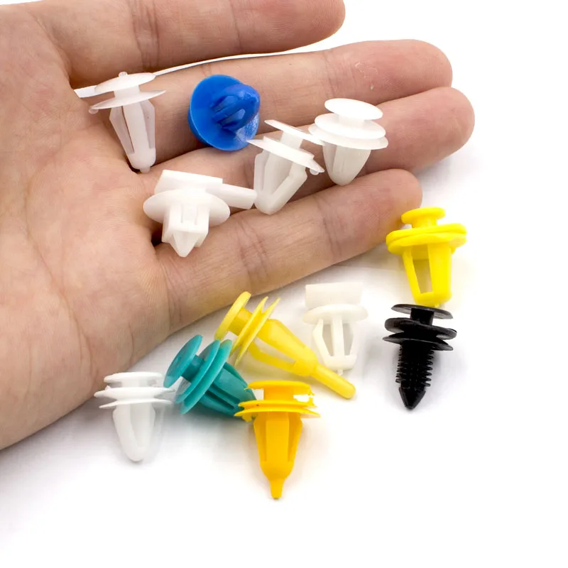 Plastic auto clips for all auto door panel roof cover bumper fender rivet