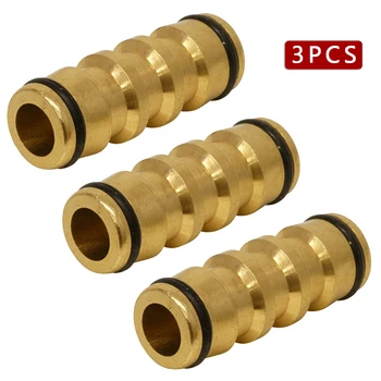 

3PCS Garden Water Hose BRASS 1/2 Quick Connector Male Joiner Coupler For Connecting Water Pipes And Water Guns