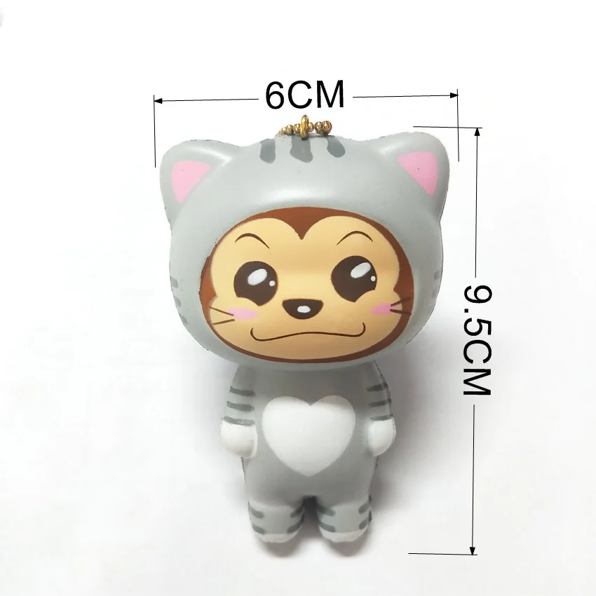 Punimaru мягкое мультяшное животное кошка медленно поднимающийся милый котенок мягкий может сжимать Ароматические детские игрушки