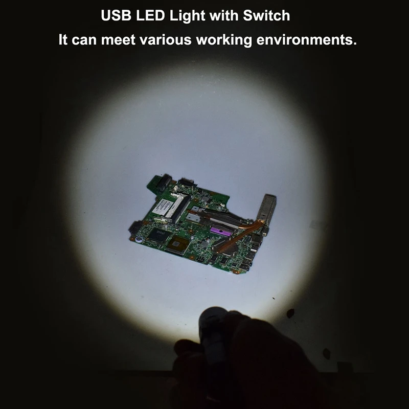  Third Hand Löten Pcb Halter Werkzeug Sechs Arme Helping Hands mit Lupe Objektiv Usb Ladung Mini Led
