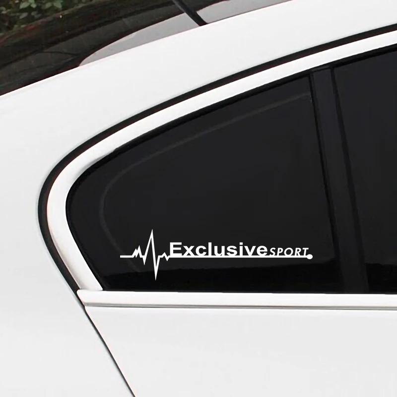 

Car styling 2Pcs/Lot Car Reflective PVC Decor Side Window Sticker
