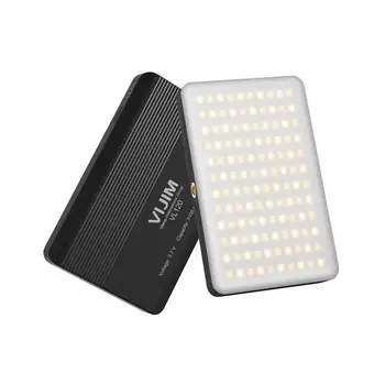 

Portable Ultra Thin LED Video Light 3200K-6500K Adjustable Fill Light Vlog Light With 6 Color Get RGB Effect