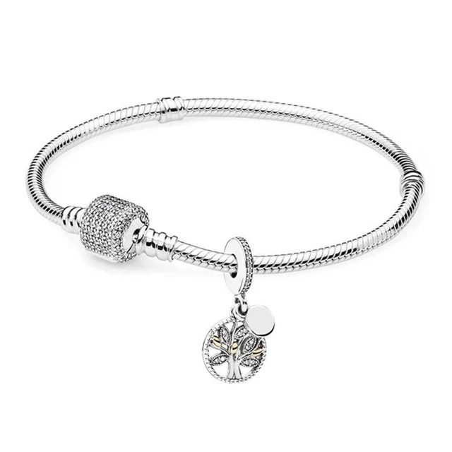 Keris Shop 925 пробы Серебряный семейный набор браслетов, подходит для DIY браслетов, ювелирных изделий