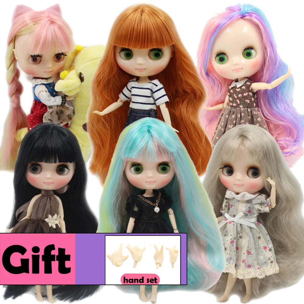 8" Neo Middle Blythe Nude Doll Joint Body from Factory JSW88007+Gift 8" Neo Middle Blythe Nude Doll Joint Body from Factory JSW88007+Gift
