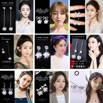 

30 Paris/lot novelty fashion women alloy earring lot vintage style cool design women jewelry earring wholesale 201107-89