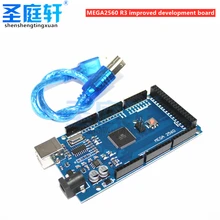 MEGA2560 MEGA 2560 R3 (ATmega2560-16AU CH340G) Pro mini MEGA2560 AVR MEGA2560 USB Board Development Board with Cable for arduino