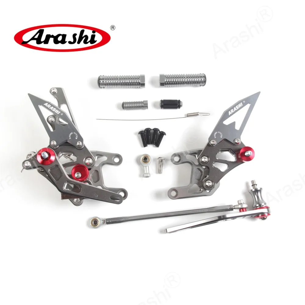 CBR1000RR 2008-2011 ЧПУ Регулируемая подножка Rearsets для HONDA CBR1000 RR 2009 2010 11 10 09 08 1000RR Алюминий серебро