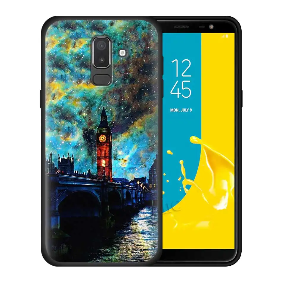Лондонским Биг Бен Англия чехол для samsung Galaxy J8 J6 J4 A6 A7 A8 A9 плюс M10 M20 M30 S M40 силиконовый чехол для телефона с изображением на задней панели Чехол