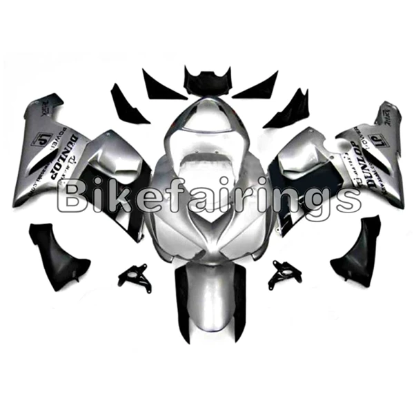 As Picture Shown Серебристо-черный комплект обтекателей для Кавасаки 2005 2006 ZX-6R 05 06 636 ZX636R zx6r комплект обтекателей - Цвет: As Picture Shown