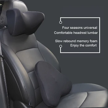 

Memory Foam Car Neck Pillow Headrest Cervical Neck Support Cushion Auto Accessories For Universal Cars Audi Quattro Renault Golf