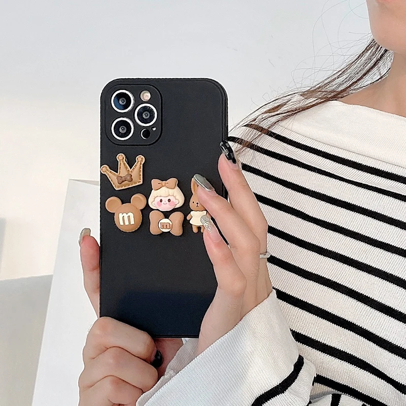 samsung silicone For Samsung Galaxy S22 Ultra Cute Animal Square Phone Case For Galaxy S21 Plus S20 FE A52 A72 A71 A51 A50 A32 A22 A13 A33 Cover kawaii phone case samsung