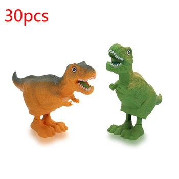 

30pcs Classic clockwork toy bouncing dinosaur birthday gift mini cartoon animal toy beautiful and interesting decompression gift