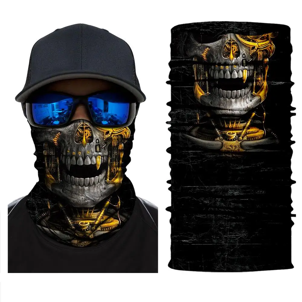 

Motorcycle Face Mask Motor Balaclava Mask Motor Scarf Halloween Headband Ski Face Shield Neck Warmer Headwear Gaiter Cycling
