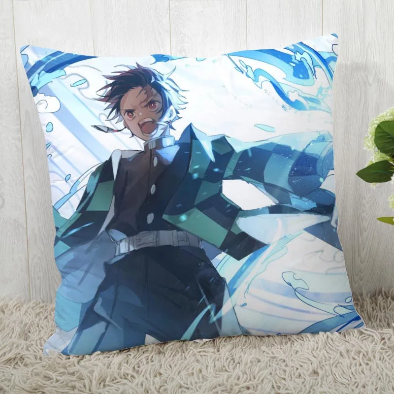 45*45 наволочка с принтом Kimetsu No Yaiba для свадьбы наволочка аниме pillowcases40X40cm45X45cm - Цвет: Pillowcase 18