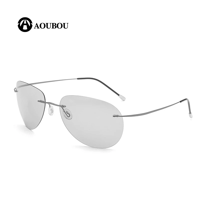 Фотохромные очки ночного видения oculos de grau masculino, безрамные мужские очки kingseven gunes gozlugu lentes de sol hombre8G