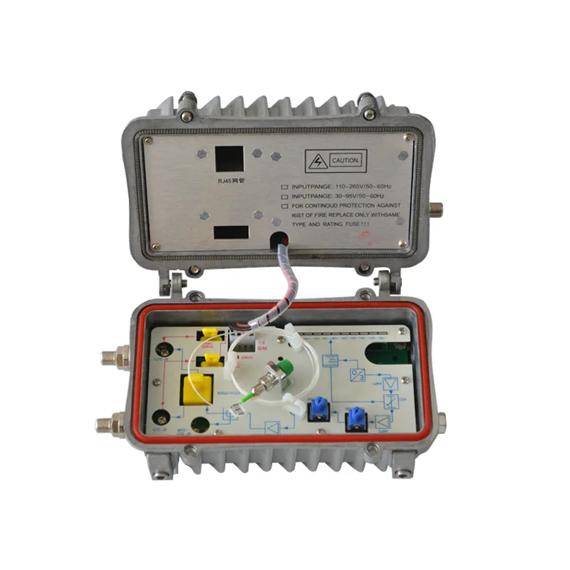 Amplificatore In Fibra Ottica Catv Rf A 2 Vie Yt-8684-2M Mini Fibra Ottica Node1100 ~ 1600Nm Ftth Ricevitore Ottico Monomodale Modem In Fibra