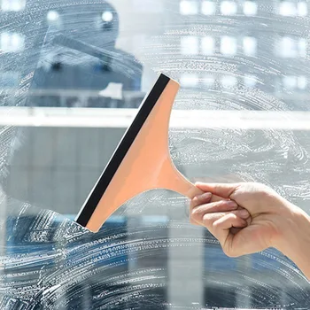 

Eco-Friendly Soft Glass Scraper Glass Wiper Window Squeegees Glass Cleaning Wiper Brush Household Cleaning Tool Cleaner Helper
