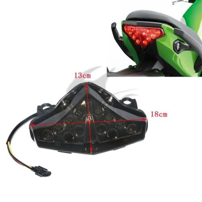 Задний фонарь для мотоцикла 13 5 в задний с дымовым тормозом Kawasaki ER-6N 2012 2013 2014 |