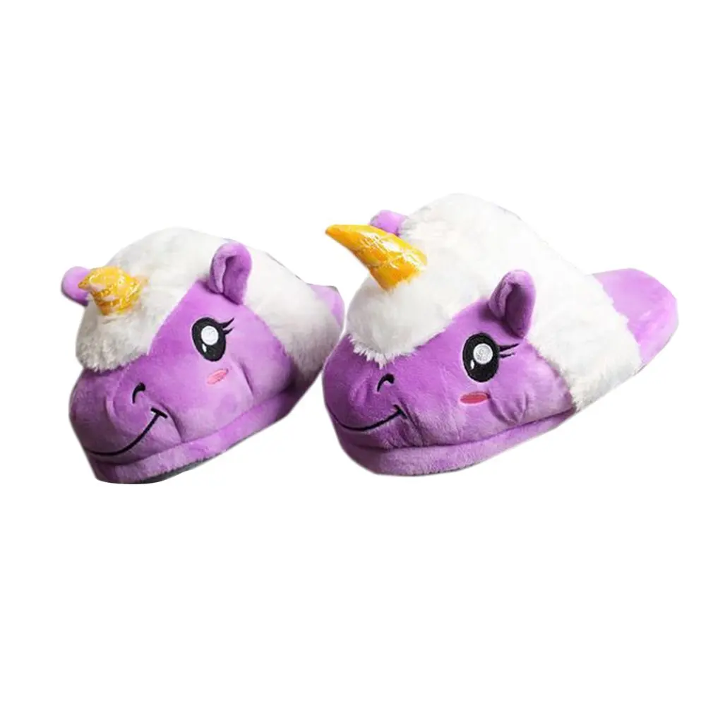 Spring Autumn Winter Unisex Unique Sheep Slippers Cartoon Ram's Horn Design Half/Whole Covered Indoor Home Shoes