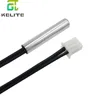 10PCS 1M 50CM NTC Thermistor Temperature Sensor Waterproof Probe Wire 5K 10K 15K 20K 50K 100K 1% 3950 W1209 W1401 cable ► Photo 1/3