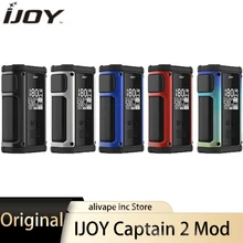 IJOY – Mod Captain 2, alimenté par deux batteries 18650, Mod de Vape adapté au réservoir V Sub-Ohm 180W Univ.pro, chipset TC Box Mod 18650