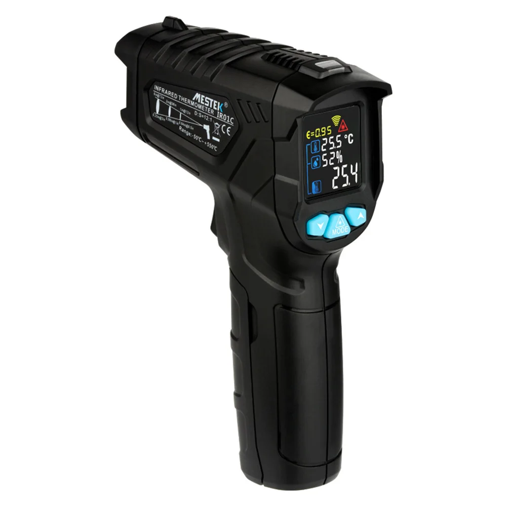 Portable Low Consumption Digital Industry Humidity Meter Handheld Non- Durable Multipurpose Outdoor Infrared Thermometer
