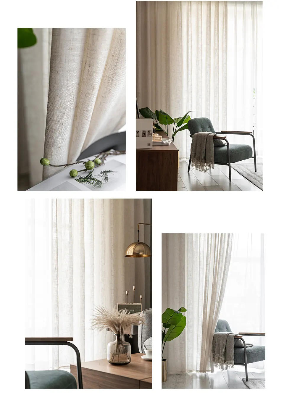 Японский стиль, тюль, занавески на окно для гостиной, коричневые, хлопок, лен, Volie, занавески для спальни, отвесные занавески, жалюзи, драп