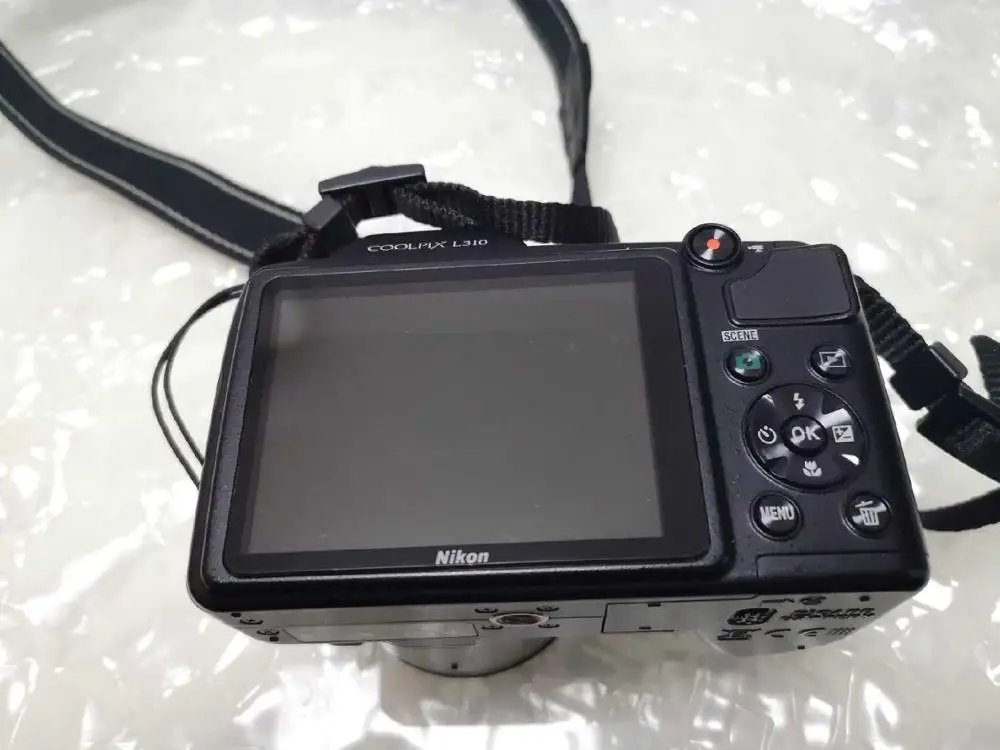 Б/у Цифровая камера Nikon Coolpix L310 14.1MP с оптическим зумом 21x-черный