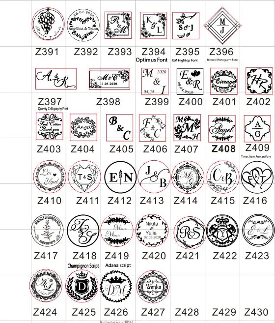 Подгоняйте ваш логотип, Персонализированное изображение, заказное приглашение на прополку, инициалы и дата, письмо для восковой печати, штамп, уплотнительное восковое уплотнение