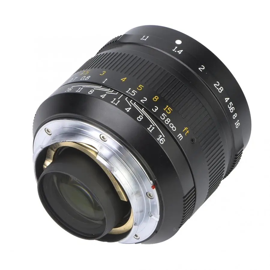 7 ремесленников 50 мм F1.1 ручной фокус объектив для Leica M Mount черный M3 M5 M6 M7 M8 M9 объектив камеры аксессуары