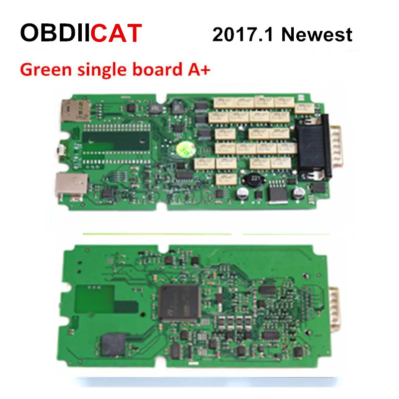 2017 1! A + сканер 2016 1 KEYGEN один зеленый PCB OBDIICAT TCS NEC Реле новый VCI OBD2 диагностический