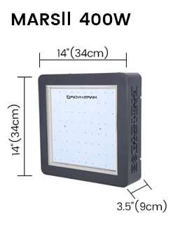 400 Вт Светодиодный светильник для выращивания полный спектр Mars II 400 с ИК УФ светильник s освещение для гидропонной установки для выращивания палаток коробка растущая лампа FitoLampam
