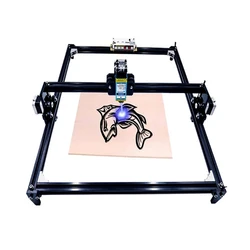 Graveur Laser 15W 30W 40W, puissance Paser 2 axes, routeur de bureau en bois CNC, Machine de gravure Laser pour outil de gravure sur bois 40x50cm 
