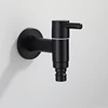 304 Stainless Steel Mate Black Color Finished Washing Machine Outdoor Garden Faucet Tap Water Bibcock ► Photo 2/6