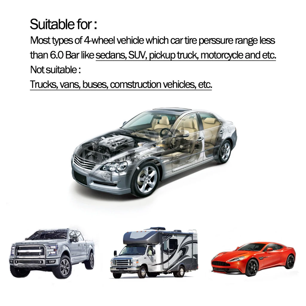 TPMS Solar Power Car Tire Pressure Alarm Monitor System Digital LCD Real-time Display Auto Security Alarm Systems Tyre Pressure