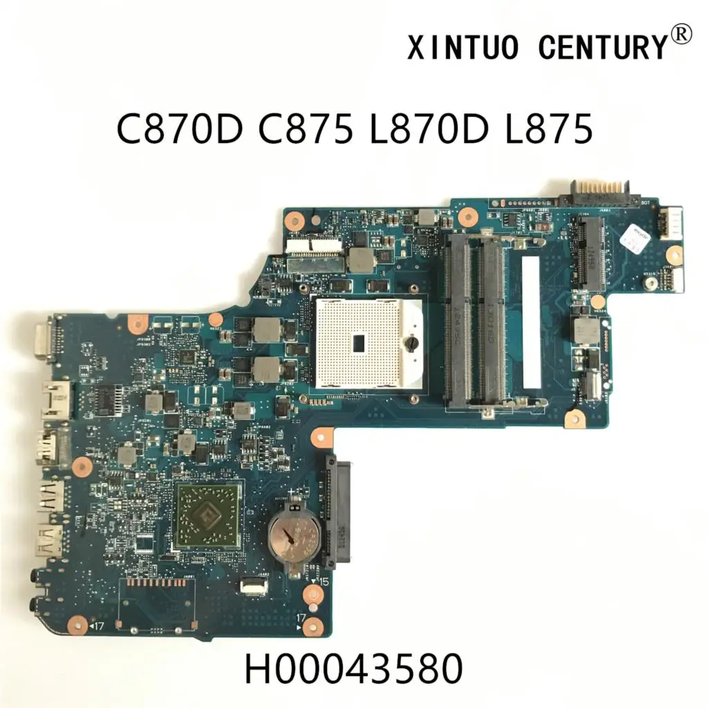 Материнская плата H00043580 для ноутбука Toshiba Satellite C870D C875 L870D L875 материнская DDR3 17 3