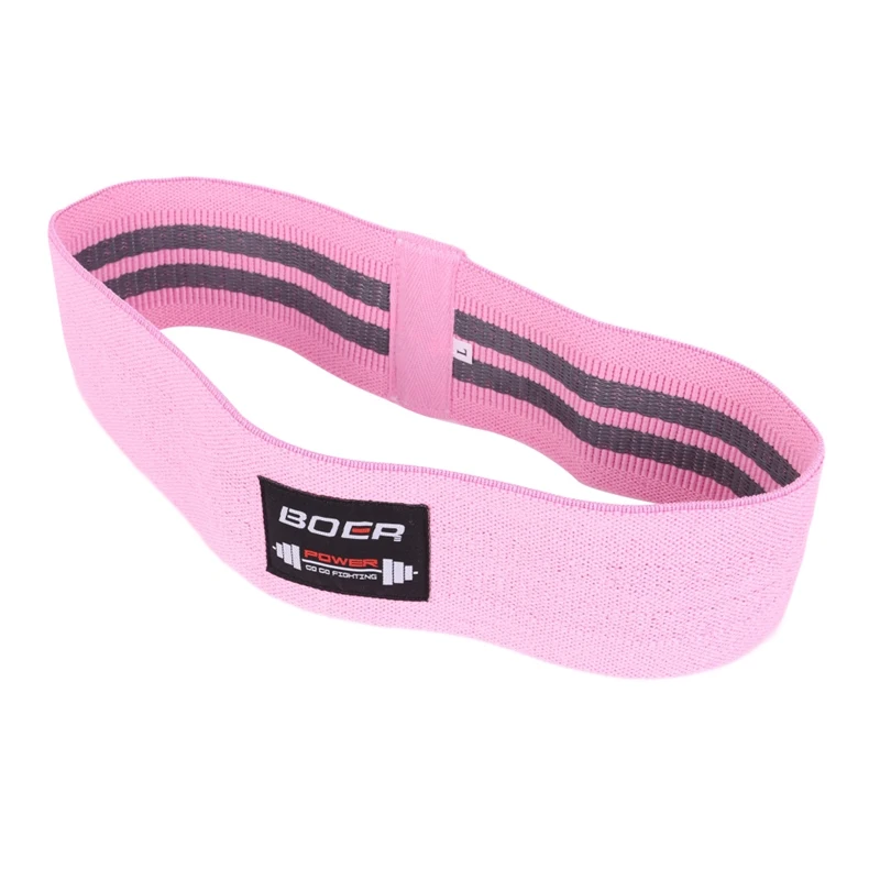 Women Hip Resistance Bands Booty Leg Exercise Elastic Bands Gym Yoga Stretching Training Fitness Workout No-Roll Up Circle Bands
