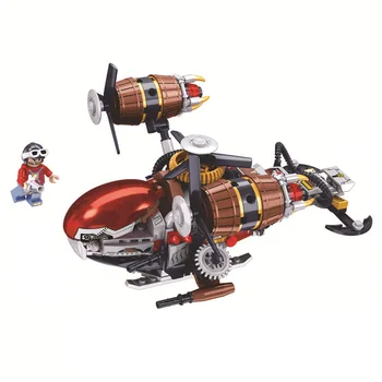 

2020 NEW Age Of Steam Series Kirov Airship Building Blocks City Figure Model Sets Bricks Classic For Children Toys Gift