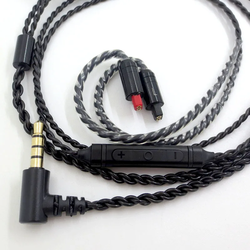 Audio Cable for SE215 IE80S A2DC LS70 IM50 Headphone L Elbow Upgrate Cable 0 78 2pin for 04 Gray Jaundice Sennheiser ATH