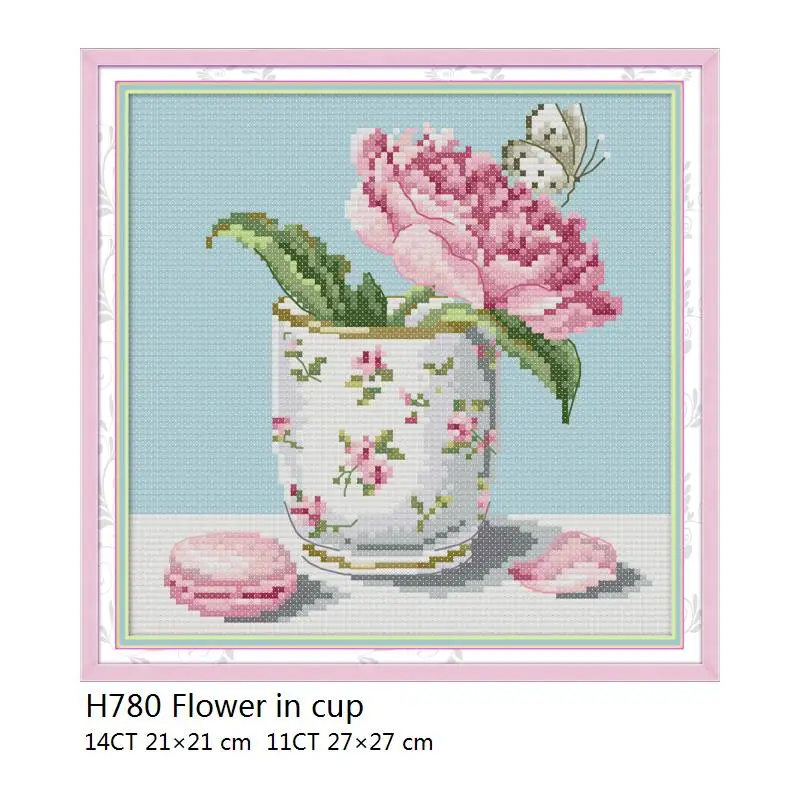 Joy Sunday Counted Cross Stitch Cotton DMC Cat Patterns Cross Stitching Printed Canvas Embroidery Kit DIY Needlework Aida Fabric (2)