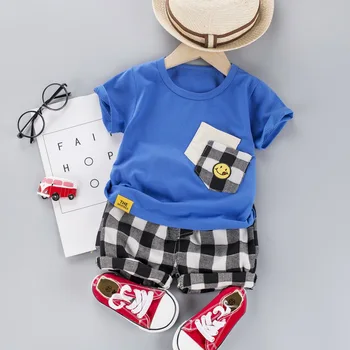 

2020 Summer Boys Clothes Sets T-shirt+Shorts 2Pcs Outfit Toddldr Boys Clothes Children Clothing For Boy Sports Suit 1 2 3 4 Year