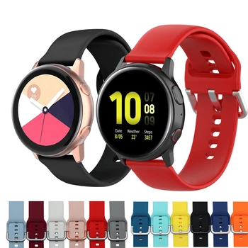 

Strap FOR Samsung Galaxy Watch Active 2 40/44mm Gear sport wrist bracelet watchband 20mm Watch strap samsung active2 3 42mm band