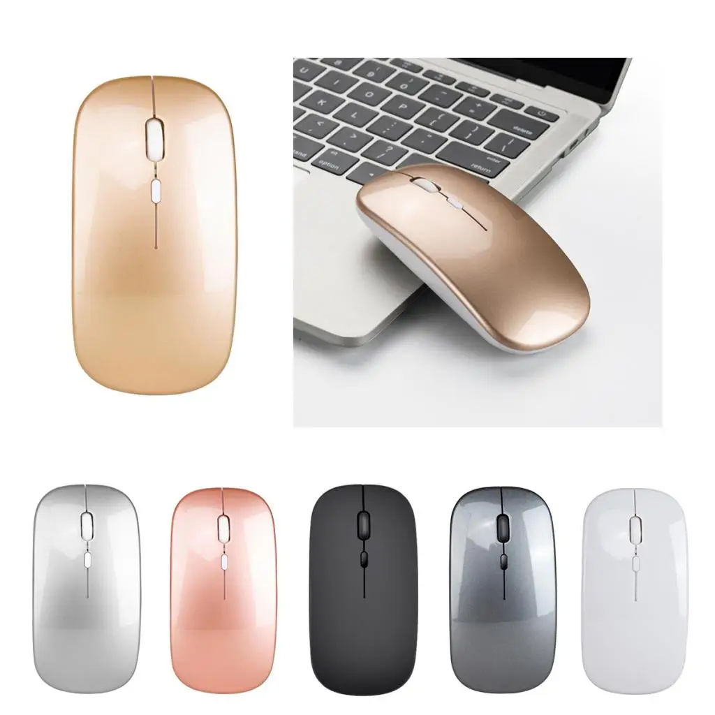 2 4Ghz Wireless Charging Mouse Mice With 500MA Rechargeable Battery 